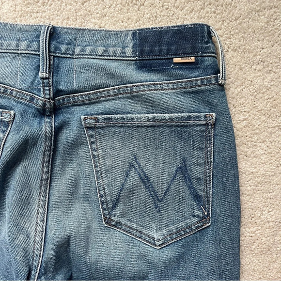 Mother Superior The Trickster Skimp Fray Thrill Seeker Jeans High Rise Straight - Picture 8 of 8